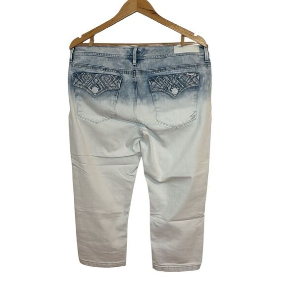 Seven7 Ombré Crop Capri Jeans, 14 - Picture 1 of 8